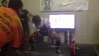 GPC Qld State Champs - 210kg Deadlift @71.4kg