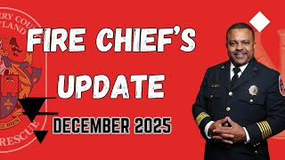 December 2025 Fire Chief's Monthly Message