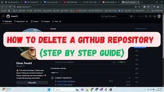 How to Delete a GitHub Repository (Step by Step Guide)