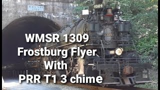 WMSR 1309 on the Frostburg Flyer W/ PRR 3 Chime (100 Subscriber Special)