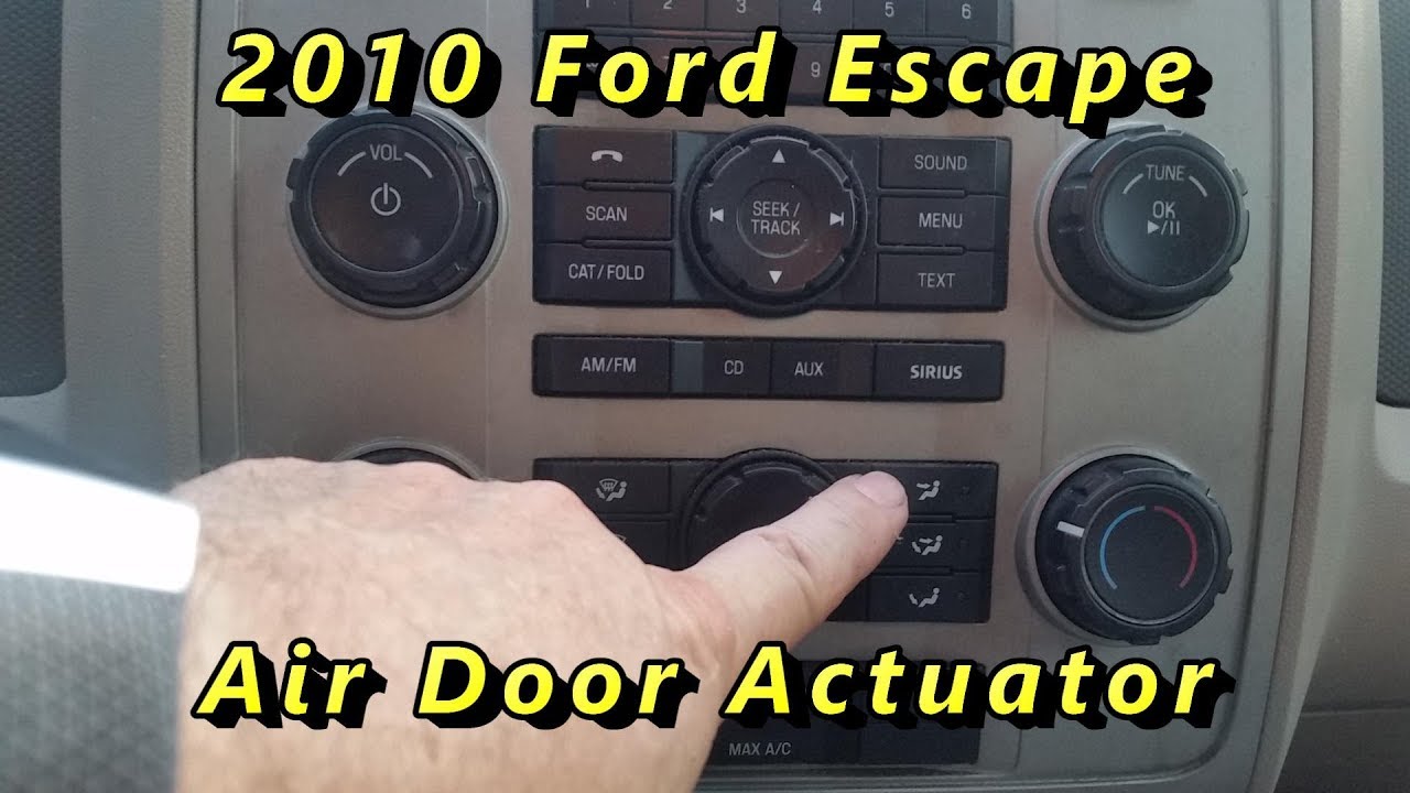 2014 Ford Escape Blend Door Actuator Location