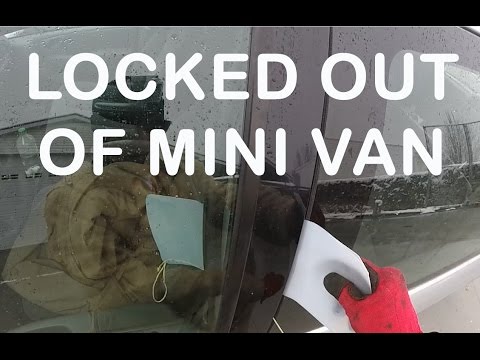Quick and easy break into Mini Van. Locked out of Dodge Caravan Quick and easy break into Mini Van. Locked out of Dodge Caravan