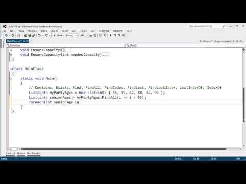 C# List Searching and Finding C# List Searching and Finding