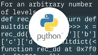 Nested defaultdict of defaultdict