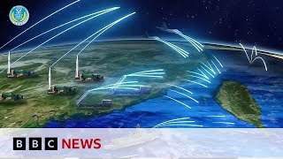 China simulates mass missile strikes on Taiwan in show of strength - BBC News