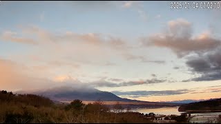 【2024/1/4】富士山〜南アルプス・山中湖パノラマライブカメラ