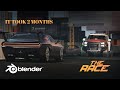 Blender Car Chase Animation | Blender short film | cinematic blender