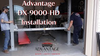 Advantage Lifts 4-Post Installation | DX-9000-HD #carlifts #4postlift