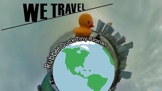 Rubber Duck Tiny Planet | 黃色小鴨小星球 (using 360 camera)