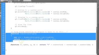 HTML Canvas Part 1 lines and paths