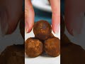 3 ingredient chocolate truffles dished shorts