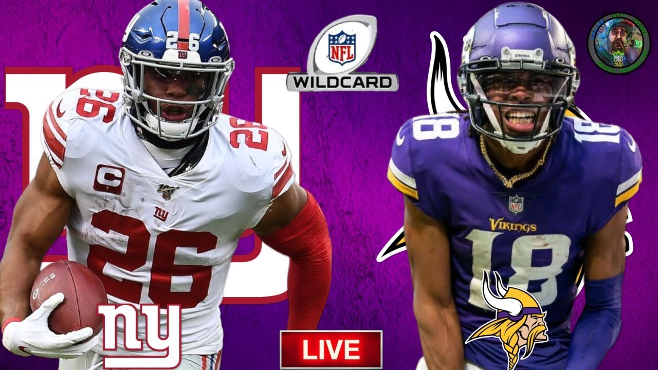 Giants VS Vikings | Live Stream Reaction | Wild Card Weekend - YouTube