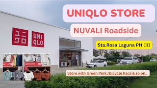 Modern \u0026 Large Uniqlo Store at Nuvali Sta.Rosa Laguna||Uniqlo Nuvali Roadside Store|| #uniqlo