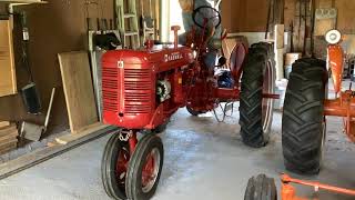 1949 Farmall C tractor-restored-NICE!