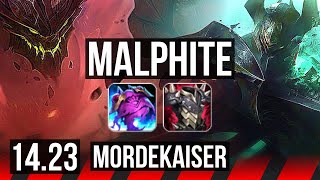 MALPHITE vs MORDEKAISER (TOP) | 6/3/9 | NA Challenger | 14.23