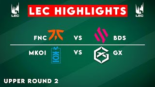 LEC Highlights ALL GAMES Playoffs Round 2 | LEC 2025 Winter by Onivia