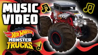Official MUSIC VIDEO 🎶 | Thrash and Smash ☠️ ft. Monster Truck BONE SHAKER! | Hot Wheels