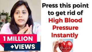 Acupressure for High Blood Pressure | 5 Minutes Acupressure point Massage for controlling High BP