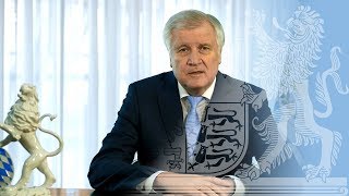 Neujahrsansprache 2018 des Bayerischen Ministerpräsidenten Horst Seehofer - Bayern