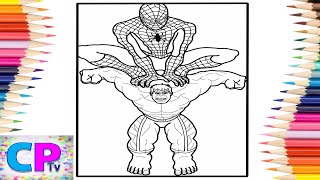 Download Spiderman on the Top of Hulk Coloring Pages/Elektronomia - Sky High [NCS Release] mp3