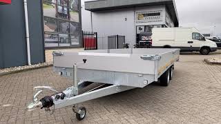 Geremde Eduard plateauwagen - 506 x 200 cm - 2700 kg bruto laadvermogen