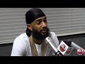 Nipsey Hussle Talks About His New Album "Victory Lap" & More at 103.5 The Beat!