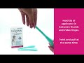 How to open a LUVENA Vaginal Moisturizer & Lubricant applicator.