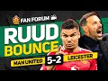 Ruud BIG Amorim Message! MAN UNITED 5-2 LEICESTER CITY! | LIVE Forum