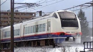 特急しらゆき1号新潟行きE653系H201編成　信越本線下り3011M