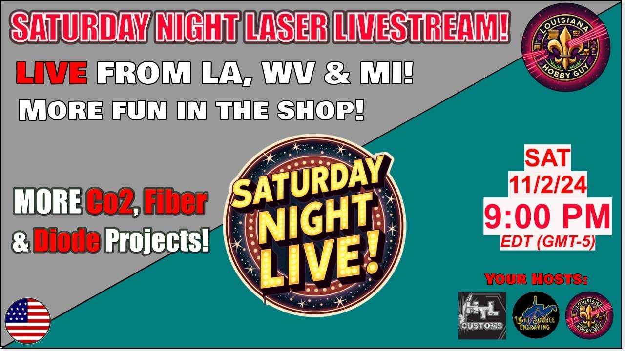 Saturday Night Laser Livestream Youtube