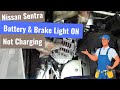 Nissan Sentra: Battery & Brake Light On?