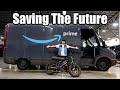 Eco-friendly Deliveries in Amazon's Electric Prime Van!