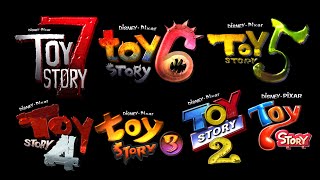 Toy Story 1,2,3,4,5,6,7 Trailer Logos (1995-2036) | Redesign Concepts (4K)