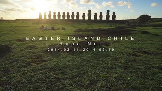 CHILE:EASTER ISLAND チリイースター島でのタイムラプス20140214