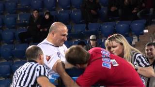 World Armwrestling Championship 2011 - Gurchiani vs Matiushenko (Right Hand)