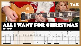 Mariah Carey - All I Want For Christmas Is You - Guitar Tab | Lesson | Cover | Tutorial