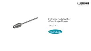 Instrapac Podiatry Burr Pear Shaped Large 7787