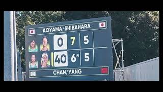 Aoyama Shibahara  woman double SF Match HIGHLIGHTS | WTA Montréal  OBN 2023 Canada 青山芝原女子ダブル準決勝戦