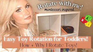 easy toy rotation system for toddlers (how to entertain a two year old)