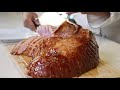 how to carve a ham