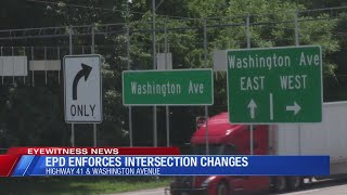 Evansville Police Enforces Intersection Changes