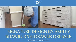 Signature Design By Ashley Shawburn 6 Drawer Dresser Assembly (aka Carnforth 6 - Drawer Dresser)