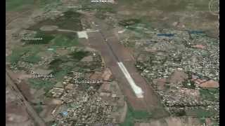 Google Earth Movie of  Vijayawada the future capital of andhra pradesh, india