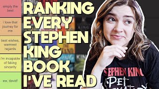Ranking Every Stephen King Book I've Read so far ✨📖