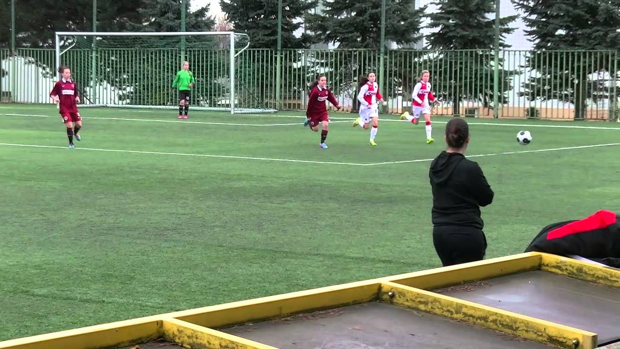 SK Slavia Praha - AC Sparta Praha , Starší žákyně 16.11.2014 - YouTube