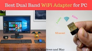 Best Dual Band 2.4/5GHz WiFi Adapter for PC | Miracast | 802.11ac | TP-Link | Wireless USB Adapter