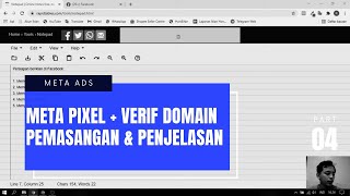 4. Cara Memasang Facebook Pixel dan Verifikasi Domain | Tutorial Facebook Ads atau Meta Ads