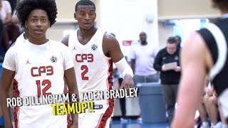 Rob Dillingham \u0026 Jaden Bradley Teamed Up To GET STRAIGHT BUCKETS!! Team CP3 Goes Off! Full Game