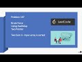 two sum ii input array is sorted | two sum 2 | two sum ii leetcode | leetcode 167
