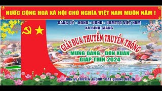 Giải Đua Thuyền Xã Bình Giang Năm 2024